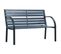 Banc De Jardin 120 Cm Gris Bois