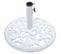 Socle De Parasol Blanc 12 Kg 48 Cm Fonte