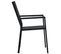 Chaises De Jardin 2 PCs Noir Pehd Aspect De Bois