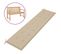 Coussin De Banc De Jardin Beige 200x50x3 Cm Tissu Oxford