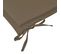 Coussin De Banc De Jardin Taupe 120x50x3 Cm Tissu Oxford