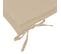 Coussin De Banc De Jardin Beige 180x50x3 Cm Tissu Oxford