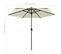 Parasol Droit Ø 270 Cm Avec LED - 270x236 Cm - Sable