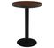 Table De Bistro Marron Foncé 60 Cm Mdf