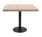 Table De Bistro Marron Clair 80x80 Cm Mdf