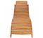 Chaise Longue En Bois D'acacia - 184x55x64 Cm  - Naturel