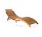 Chaise Longue En Bois D'acacia - 184x55x64 Cm  - Naturel