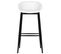 Chaises De Bar Lot De 2 Blanc