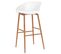 Chaises De Bar Lot De 2 Blanc