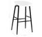 Chaises De Bar Lot De 2 Blanc