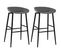 Chaises De Bar Lot De 2 Gris