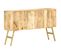 Buffet 118x30x75 Cm Bois De Manguier Massif