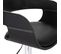 Tabouret De Bar Noir Similicuir