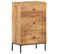 Buffet 45x30x75 Cm Bois De Manguier Massif