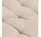 Coussin De Plancher De Palette Coton 120x80x10 Cm Beige