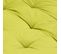 Coussin De Plancher De Palette Coton 120x80x10 Cm Vert