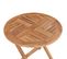 Table Pliable De Jardin 45 Cm Bois De Teck Solide