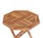 Table Pliable De Jardin 45x45x45 Cm Bois De Teck Solide