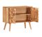 Buffet 75x35x65 Cm Bois D'acacia Solide