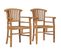 Chaises De Jardin 2 PCs Bois De Teck Solide