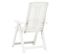 Chaises Inclinables De Jardin 2 PCs Plastique Blanc