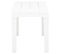 Bancs De Jardin 2 PCs Blanc Plastique