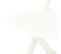 Chaises De Jardin Pliables 2 PCs Plastique Blanc