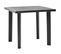 Table De Jardin Anthracite 80x75x72 Cm Plastique