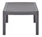 Table De Jardin Moka 78x55x38 Cm Plastique