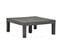 Table Basse De Jardin Durable - 78x78x31 Cm - Gris Anthracite