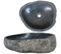 Lavabo en pierre de rivière ovale (29-38)x(24-31) cm