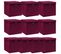 Boîtes De Rangement 10 PCs Rouge Foncé 32x32x32 Cm Tissu