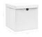 Boîtes De Rangement Avec Couvercle 10pcs Blanc 32x32x32cm Tissu