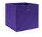 Boîtes De Rangement 4 PCs Violet 32x32x32 Cm Tissu