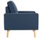 Fauteuil Bleu Tissu