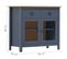 Buffet Hill Gris 90x40x80 Cm Bois De Pin Solide