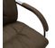 Chaise De Bureau Cantilever Marron Tissu