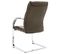 Chaise De Bureau Cantilever Taupe Tissu