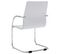 Chaise De Bureau Cantilever Blanc Similicuir