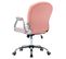 Chaise De Bureau Pivotante Rose Similicuir