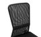 Chaise De Bureau Noir 44x52x100 Cm Tissu En Maille