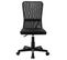 Chaise De Bureau Noir 44x52x100 Cm Tissu En Maille