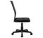 Chaise De Bureau Noir 44x52x100 Cm Tissu En Maille