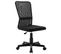 Chaise De Bureau Noir 44x52x100 Cm Tissu En Maille