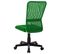 Chaise De Bureau Vert 44x52x100 Cm Tissu En Maille