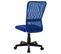 Chaise De Bureau Bleu 44x52x100 Cm Tissu En Maille