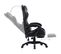 Fauteuil Gamer Avec Repose-pied Gris Et Noir Similicuir