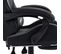 Fauteuil Gamer Avec Repose-pied Gris Et Noir Similicuir