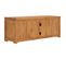 Meuble TV 110x30x40 Cm Bois De Teck Massif