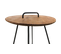 Table D'appoint Madison - Teck/fer - Naturel/noir - 45x45x50